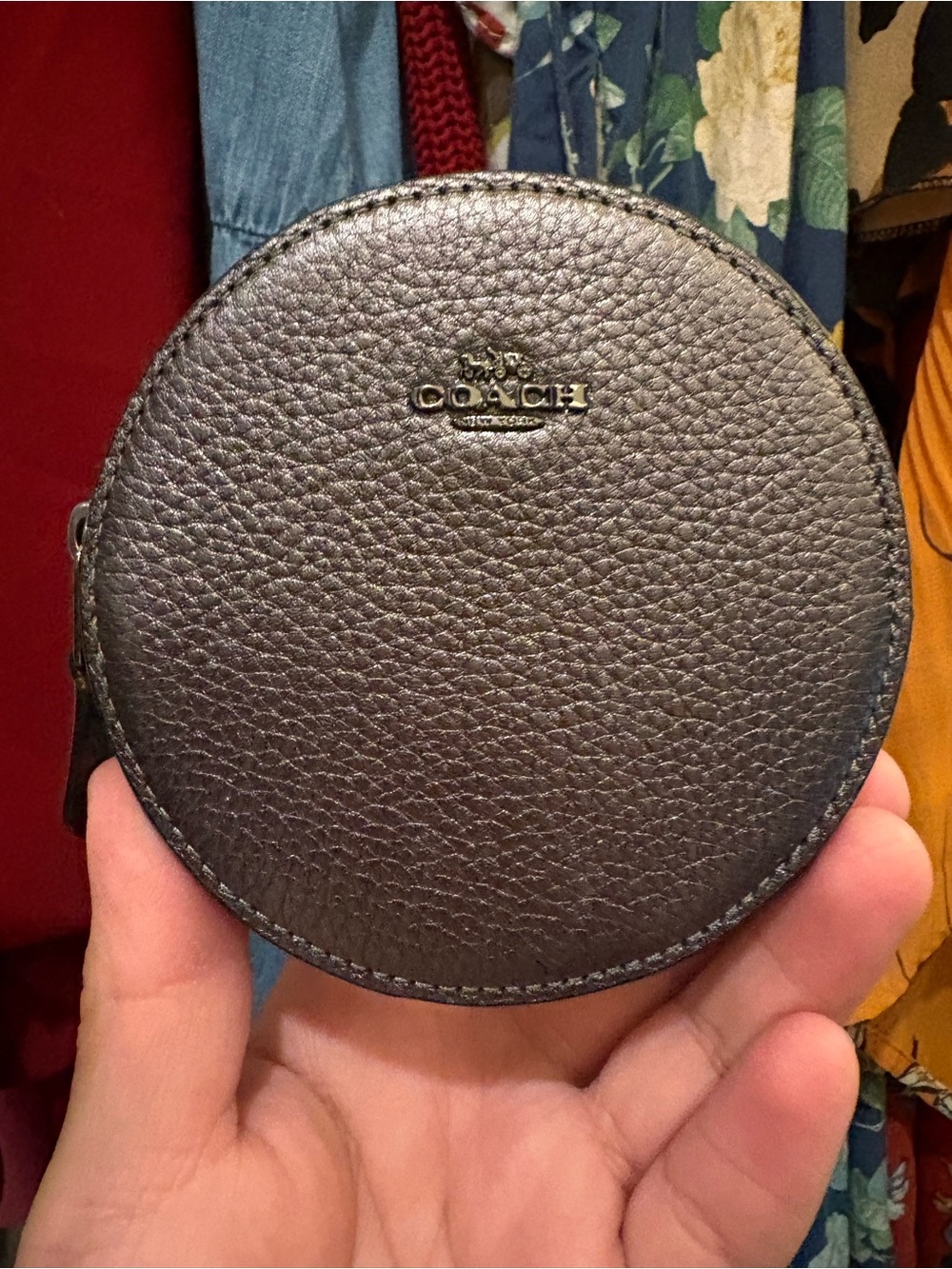 Coach | Round Coin Wallet - Metallic